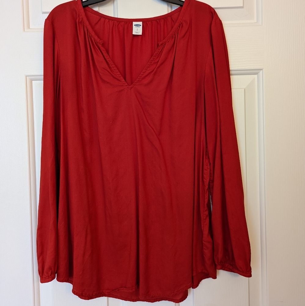 Old navy burnt orange blouse